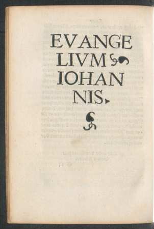 Evangelium Iohannis.