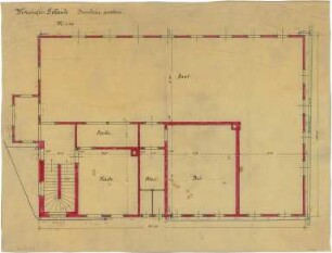 Billing, Hermann; Diedesheim - Neckarelz; Portland - Zementwerke - Wirtschaftsgebäude (Grundriss EG)