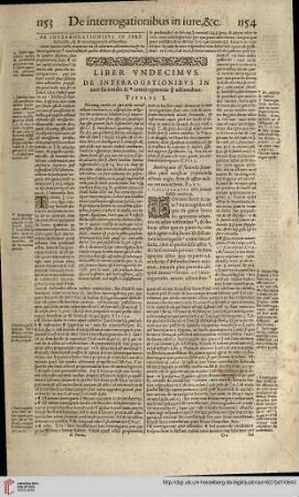 Liber Undecimus. De Interrogationibus