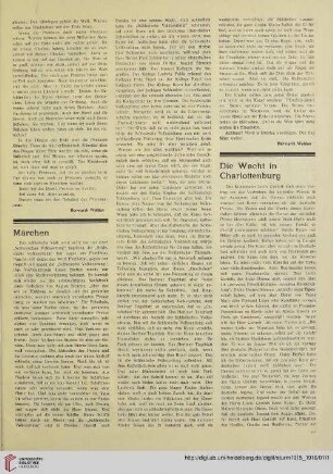 Die Wacht in Charlottenburg