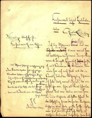 5-10-5-2.0000: Eulenberg, Dr. Herbert, Dichter; diverse Schreiben ff.: Manuskript "Kasanovas letztes Liebesabenteuer"