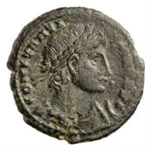 Münze, Aes 4, Follis, 336 - 337 n. Chr.
