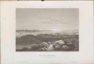 Bay von New York, von Hoboken gesehen