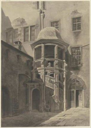 Treppe im Haus Limpurg zu Frankfurt am Main