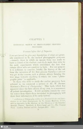 Chapter I Historical Sketch Of Photographic Printing Processes