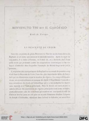Benvenuto Tisi dit Il Garofalo