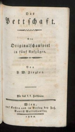 Das Pettschaft