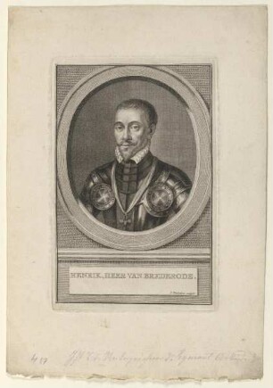 Bildnis des Henrik van Brederode