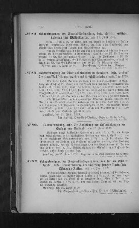 No. 85 Bekanntmachung der Ober-Postdirektion in Hamburg, betr. Verkauf der neuen Wechselstempelmarken und Wechselbankets