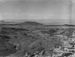 Landschaft : Blick vom Hang des Erciyes über die Landschaft von Kayseri