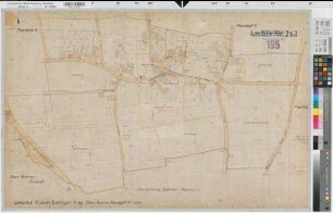 Ruhne (Ense), Gerlingen (Ense), Umlegung Ruhne-Gerlingen, Urkarte II Ruhne Planblatt 4