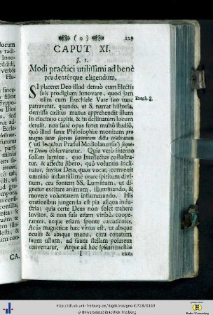 Caput XI - XVI