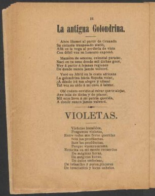 Violetas.