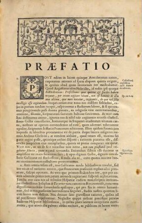 Veterum Scriptorum Et Monumentorum Historicorum, Dogmaticorum, Moralium, Amplissima Collectio, 1. Complectens regum et principum, aliorumque virorum illustrium epistolas et diplomata bene multa