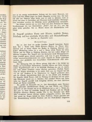 B. Angriff zwischen Vesle und Marne, westlich Reims, Rückzug auf das nördliche Vesle-Ufer und Abwehrkämpfe
