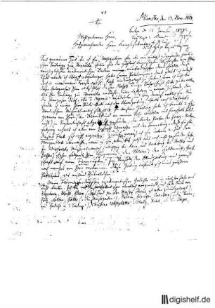 41: Brief von Christian Friedrich Raßmann an Klamer Schmidt
