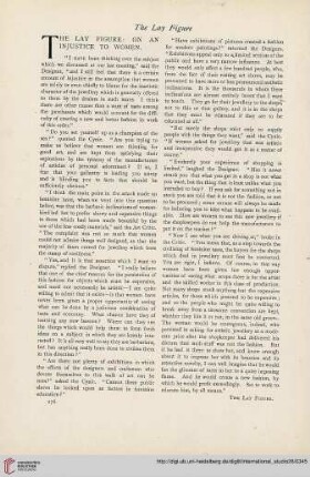 The lay figure: on an injustice to women