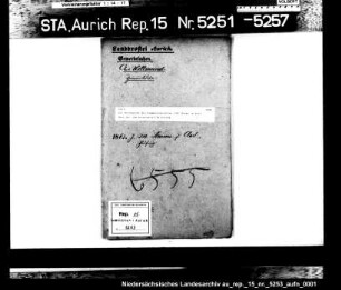 Die Beschwerde des Zimmerergesellen J.M. Harms in Asel über die ihm verweigerte Zulassung