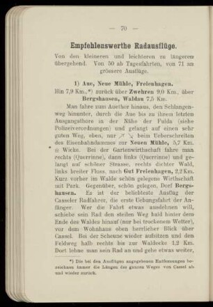 Empfehlenswerte Radausflüge