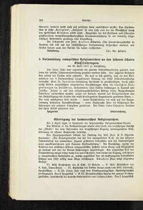 Ostertagung der hannoverschen Religionslehrer