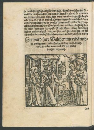 Hie ward herr Walther mit erbärmbde umbgeben ...