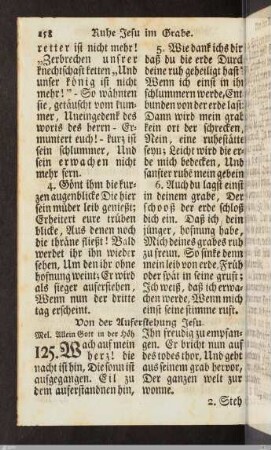 Von der Auferstehung Jesu.