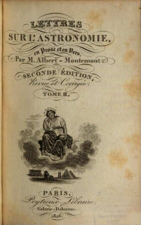Lettres sur l'astronomie en prose et en vers, 2