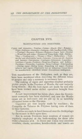 Chapter XVII. Manufactures and industries