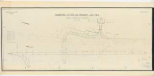 Plan der Biggetalsperre Zum Projekt gehörend: Gustav Allinger, Biggetalsperre, Kreis Olpe: Lageplan vom Ruhrtalsperrenverein: Landstraße von Attendorn nach Olpe, Bereich Eichhagen 1:250