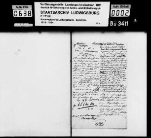 Beschwerde des Lithographen und Buchdruckers Johann Conrad Kost von Rommelshausen, Oberamt Cannstatt, wegen Verweigerung seiner bürgerlichen Aufnahme in Knittlingen