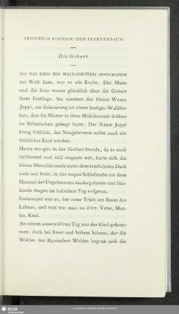 Die Geburt