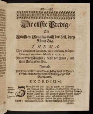 119-129, Die eilffte Predig.