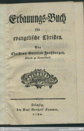 Erbauungs-Buch für evangelische Christen