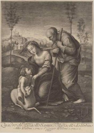 Die Heilige Familie mit dem Lamm