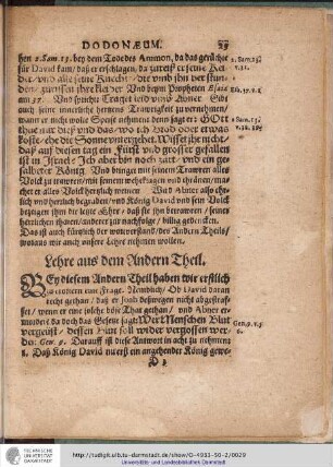 Lehre aus dem Andern Theil.