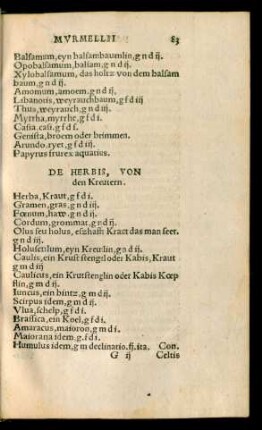 De Herbis ...