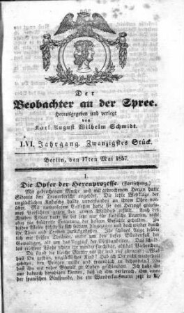 20. Stueck, 17. Mai 1857