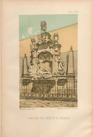 Tav. LXXI. Fontana del Sebeto al Gigante