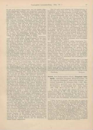 18-20 [Rezension] Palmié, Friedrich, Evangelische Schul-Agende. 2., unveränd. Aufl