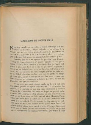 Sembrador de nobles ideas