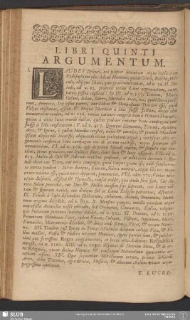 [Liber Quintus]