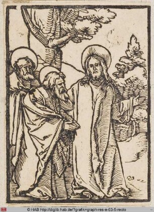 Christus spricht zu seinen Jüngern.