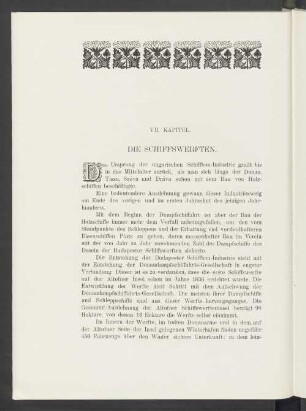 VII. Kapitel Die Schiffswerften