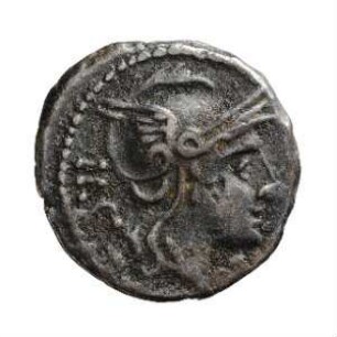 Münze, Sesterz, 211 - 210 v. Chr.