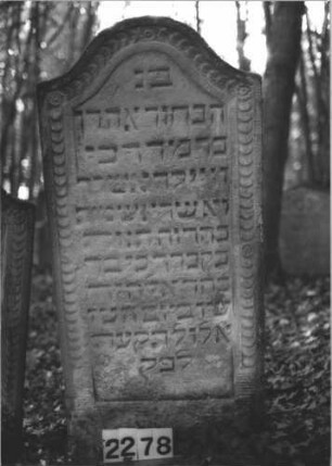 Grabstein 2278
