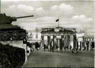 Das Brandenburger Tor von Westen gesehen