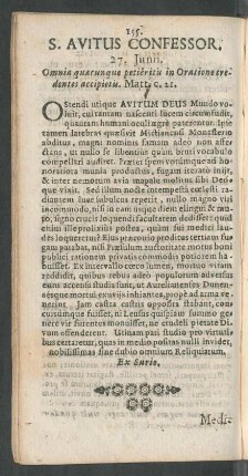 S. Avitus Confessor.