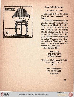 Das Schlafzimmer