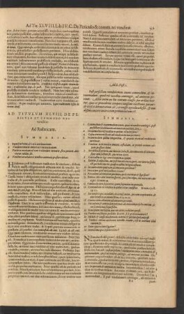 Ad Titulum XLVIII. De Periculo Et Commodo Rei venditae.