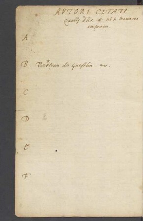 Autori Citati [Manuscript index]